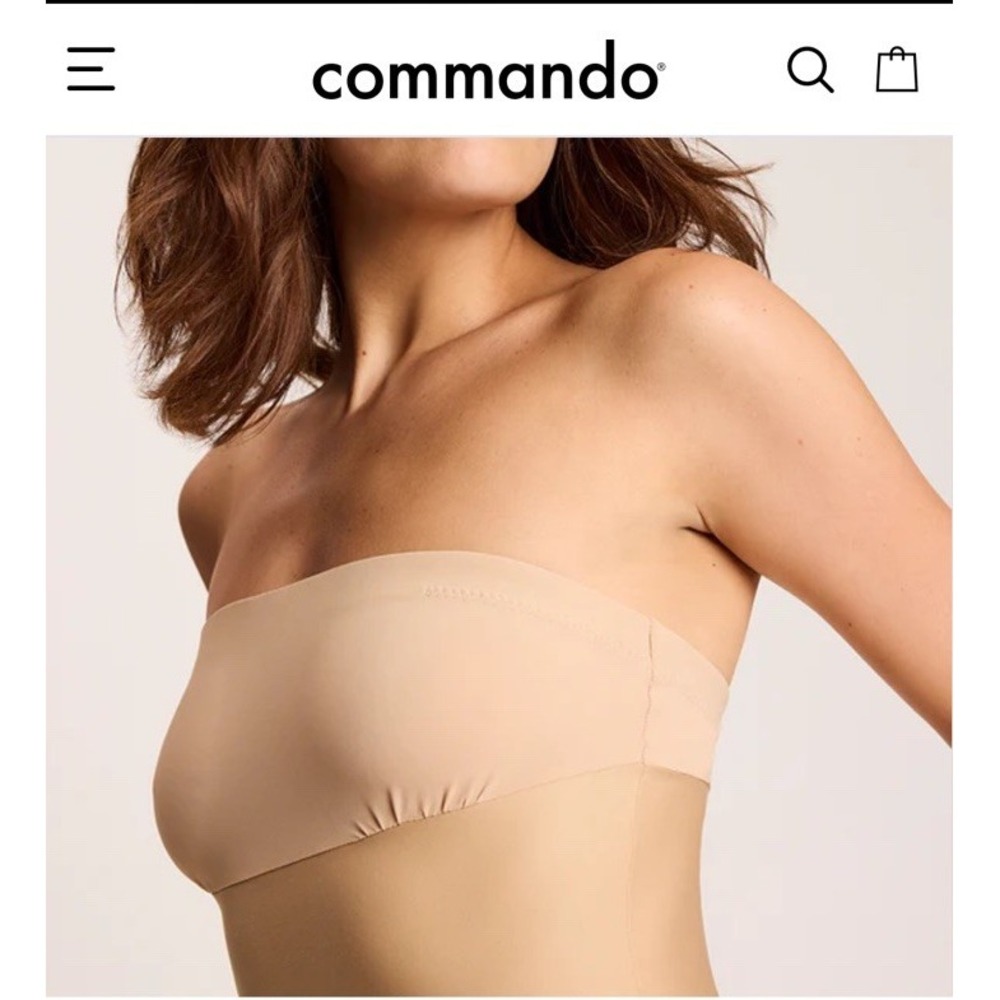 Commando Control Two-Faced Tech Control Strapless Slip Large Nude